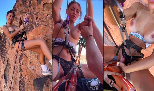 Там где на высоте у мужиков падает, ее секель только встает... Там где на высоте у мужиков падает, ее секель только встает...